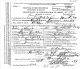 Certificat de naissance GENEVIEVE LeBlanc 1909
