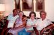 1984 - de gauche à droite: Len, Généva, Dot (Dorilla) et Eddy LeBlanc photo prise chez Normand LeBlanc leur frêre.