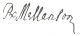 Signature de Pierre Mellanson